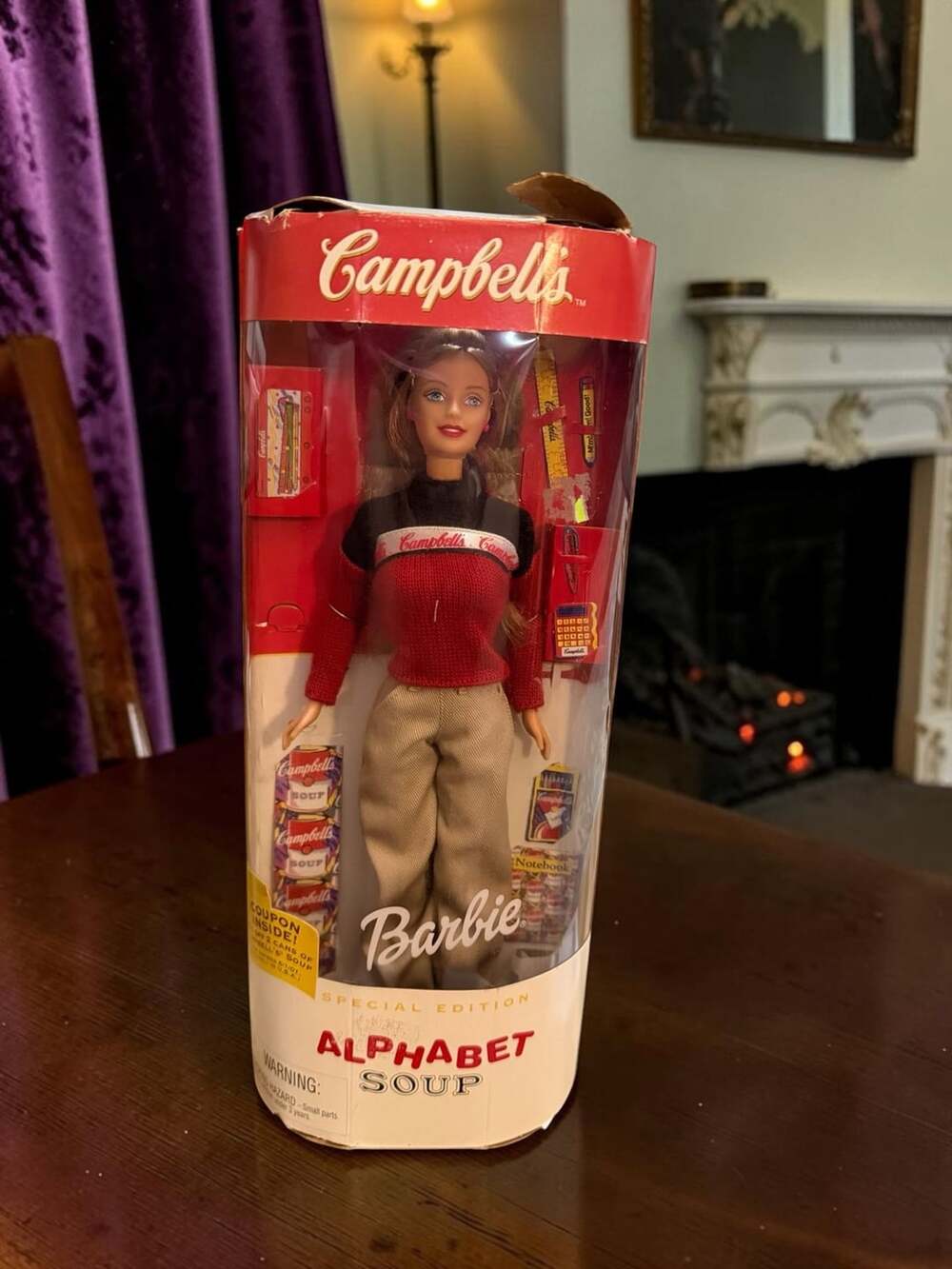 Mattel Barbie Campbell's Alphabet Soup Special Edition Doll 1999